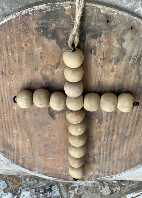 Hanging Cross | Natural- 6.75"