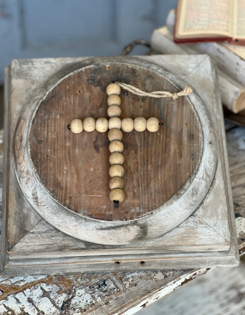 Hanging Cross | Natural- 6.75"