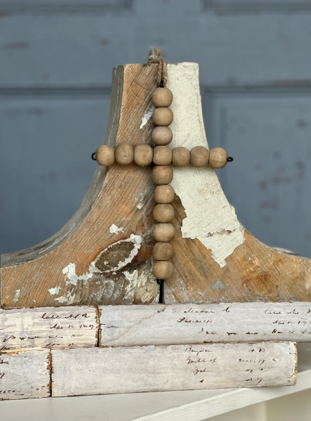 Hanging Cross | Natural- 6.75"