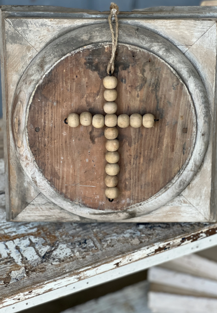 Hanging Cross | Natural- 6.75"