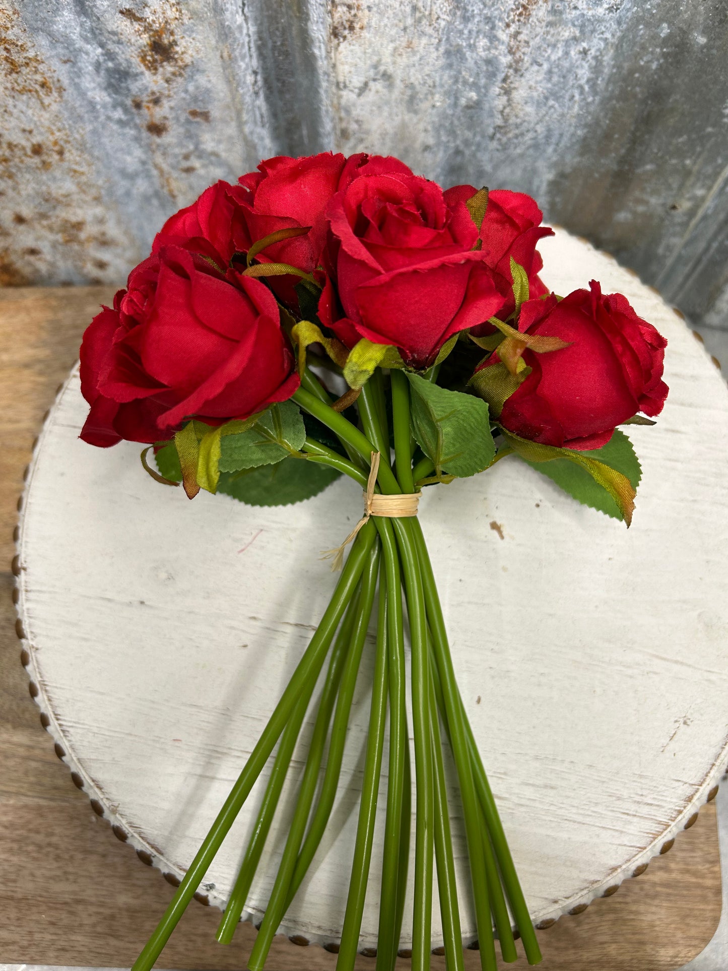 Bouquet of Red Stem Roses