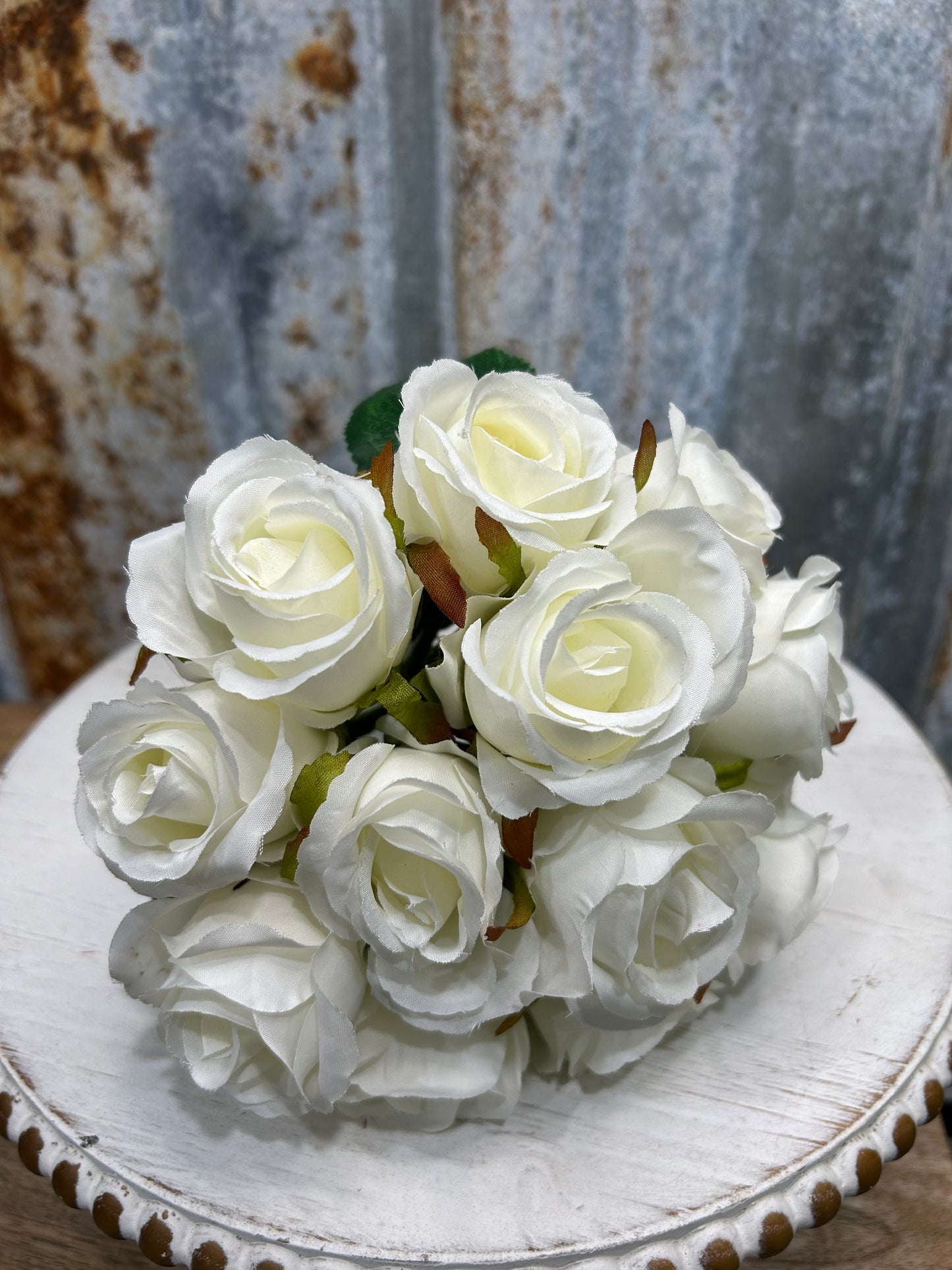 Bouquet of White Stem Roses